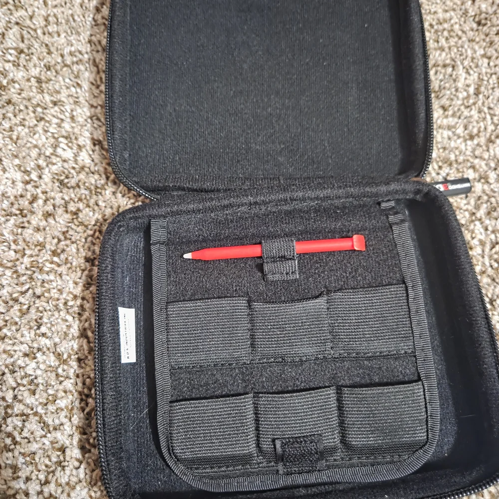 Nintendo 3DS Black Handheld Console With Hard Case